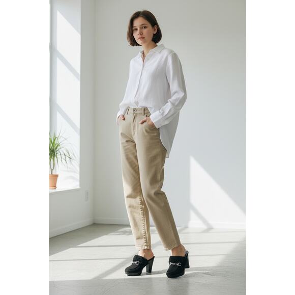 Y2K Coach A3611 Idyle Suede & Shearling Mules Size 9.5B - Picture 11 of 12